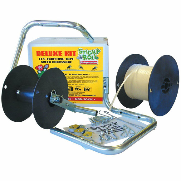 Coburn Sticky Roll Fly Tape 1000' Deluxe Kit with Hardware (NEW - Open Box)