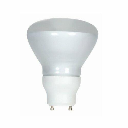 Satco S8224, 15 Watt (65 Watt) 690 Lumens R30 Reflector CFL Warm White 2700K GU24 Base, Compact Fluorescent Light Bulb