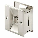 Prime-Line 164159 Satin Nickel, Pocket Door Privacy Lock (Single Pack)