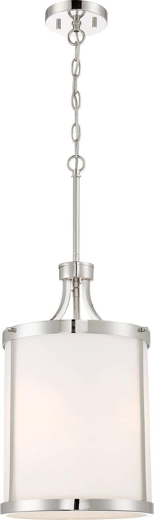 NUVO 60/6226 Three Light Pendant, 3, Polished Nickel