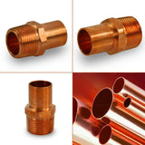 Supply Giant GDNA0100-5 Male Adapter Fitting FTG x MIP Connections, 1, Copper