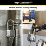 Master Lock M5XDLH Magnum Heavy Duty Padlock with Key, 1 Pack Silver