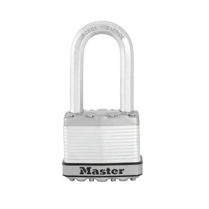 Master Lock M5XDLH Magnum Heavy Duty Padlock with Key, 1 Pack Silver
