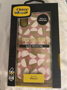 OTTERBOX Symmetry Series SERIES Case for iPhone Xs & iPhone X - Retail Packaging - MOD ABOUT YOU (PALE BEIGE/BLUSH/MOD DOTS)