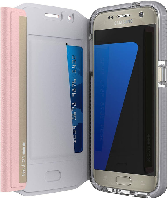 Tech21 Evo Wallet Case For Samsung Galaxy S7 Edge - Pink