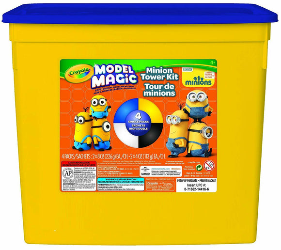 Crayola 1.5 lb. Minion Tower Build Model Magic Tub