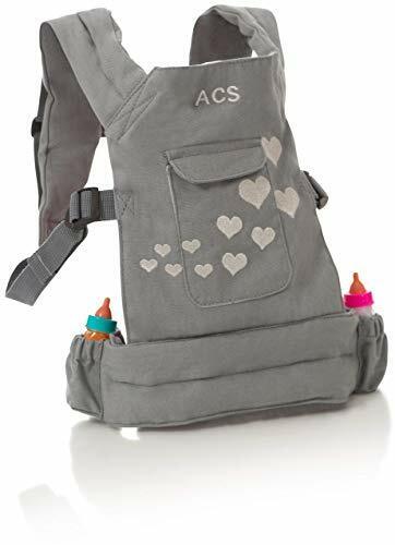 ACS Baby Doll Carrier Backpack - Grey, Fits 18