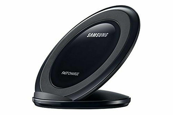 Samsung Qi Certified Fast Wireless Charging Stand W/ AFC Wall Charger - Black