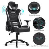 Big and Tall Ergonomic Backrest Video High-back Gaming Chair Racing Office