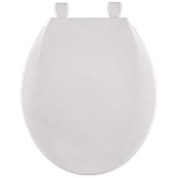 Centoco Manufacturing HP1200-001 Plastic Round Toilet Seat - White
