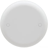 Carlon CPC4WH Ceiling Fan Box Cover, Round, Blank, 4-Inch Diameter, White (4)