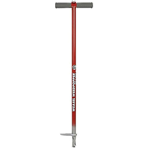 GARDEN WEASEL 95204 WeedPopper Step & Twist, Easy Weed Removal, No Chemicals, Easy Cleanup, Weather and Rust Resistant, Lifetime Warranty
