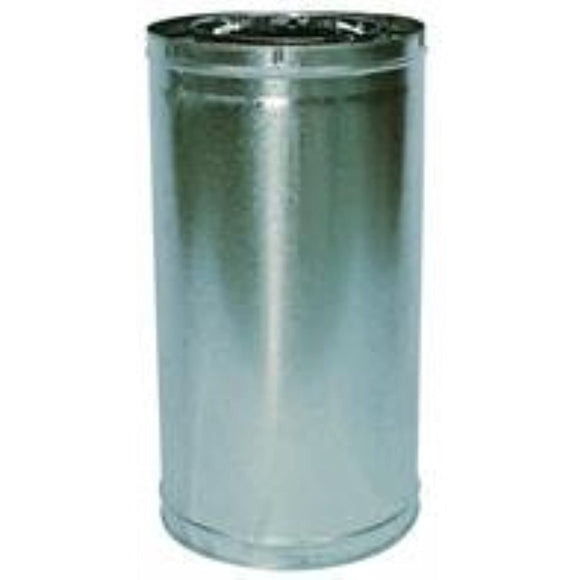 Comfort Flame 24-8DM Section of Double Wall Wood Burning Pipe, 24-Inch