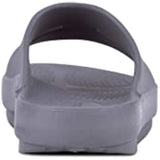 OOFOS Women's Unisex Slide Sandal,Slate,12 B(M) US Women / 10 D(M) US Men