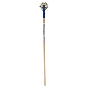 Seymour WE-51 Single Wheel Rotary Turf Edger with 48" Hardwood Handle, 6" Blade