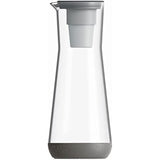 Hydros | 40oz Water Filter Slim Pitcher | Powered by Fast Flo Tech | 40 Second Quick Fill-Up | 5 Cup Capacity Slim Pitcher | BPA Free | Grey
