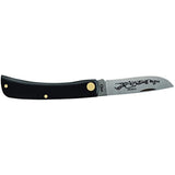 CASE XX WR Pocket Knife Sod Buster Junior Jet Black Synthetic Item #095 - (2137 SS) - Length Closed: 3 5/8 Inches