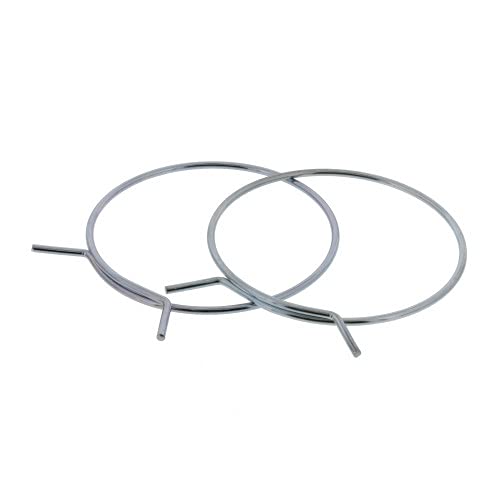 4 Inch Tension Spring Dryer Vent Clamps, 4 Pack, Quick Install, No Tools Needed