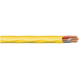 Southwire 63947628 100' 12/3 with ground Romex brand SIMpull residential indoor electrical wire type NM-B, Yellow