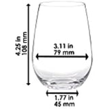 Riedel O Wine Tumbler Sauvignon Blanc/Riesling, Set of 2