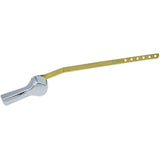 Universal Offset Decorative Front, Side, Corner, or Angle Mount Toilet Tank Flush Trip Lever Handle with Metal Nut, Fits Most Toilets (Chrome)
