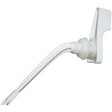 Toilet Tank Flush Lever Replacement for American Standard (45 Degree Neo-Angle Arm, White)