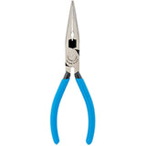 Channellock 326 6-Inch Long Nose Plier with Side Cutter, Blue