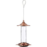 More Birds Glory Hummingbird Feeder, Glass Hummingbird Feeders for Outdoors, 5 Feeding Stations, 13 Ounces