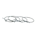 4 Inch Tension Spring Dryer Vent Clamps, 4 Pack, Quick Install, No Tools Needed