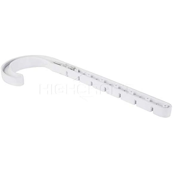 Highcraft PXJHNG034-10 PEX Support J-Hook Hanger with Nails for 3/4 in. Pipe, Rope, Cable Hard Plastic (10 Pack), White