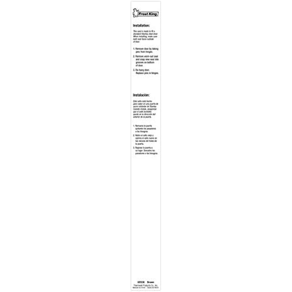 Frost King UDS36 Door Bottom, 36 in L X 1-3/4 in W, Thermoplastic, 1-3/4