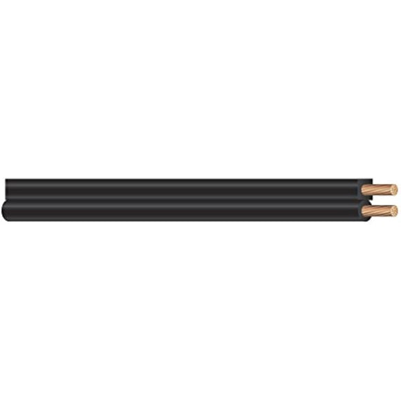 Woods 600006608 18/2 SPT-1 Bulk Lamp Cord, 300-Volt 18-Gauge, 250-feet Spool, Black
