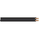 Woods 600006608 18/2 SPT-1 Bulk Lamp Cord, 300-Volt 18-Gauge, 250-feet Spool, Black