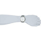 Invicta Men's 11730 Lupah Collection Silver Textured Dial Interchangeable Leather Strap Watch Set