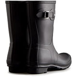 HUNTER Women's Original Short Snow Boot, Black, 10 B(M) US