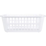 STERILITE Medium Plastic Basket, White, 1-Pack