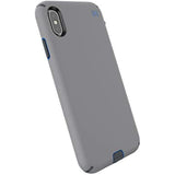 Speck Products Compatible Phone Case for Apple iPhone Xs Max, Presidio Sport Case, Gunmetal Grey/Cobalt Blue/Slate Grey