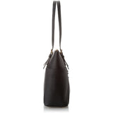 MICHAEL Michael Kors Women's Jet Set Item East/West Trapeze Tote-Black, One Size
