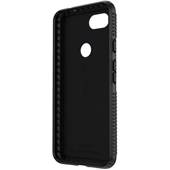 Speck Products Google Pixel 3a XL Case, Presidio Grip, Black/Black, 126054-1050