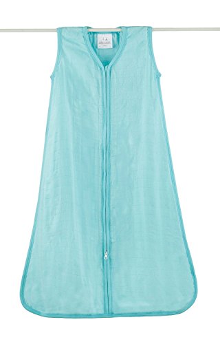 aden + anais Rayon From Bamboo Sleeping Bag, Azure Solid, Small