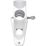 Valley Forge Flag 2 Position 1" White Powder Coated Aluminum Flag Pole Bracket (2 Pack)