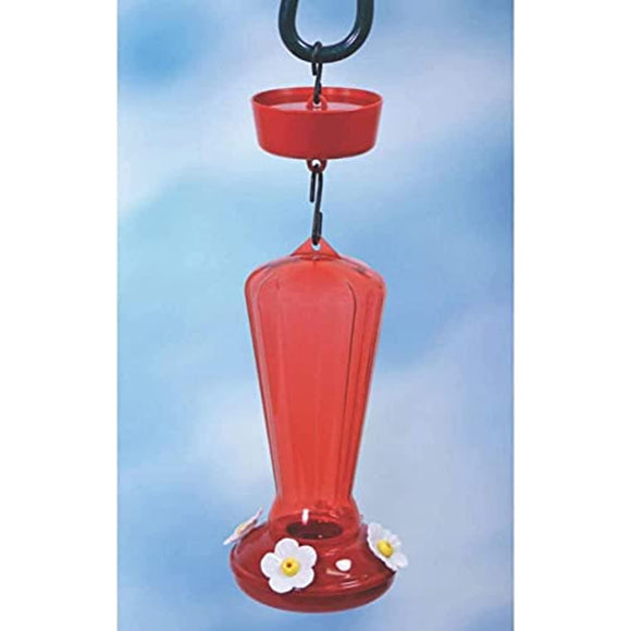 More Birds 38044, Red, Ant Guard for Hummingbird Feeders, 3.5-Inch Diameter