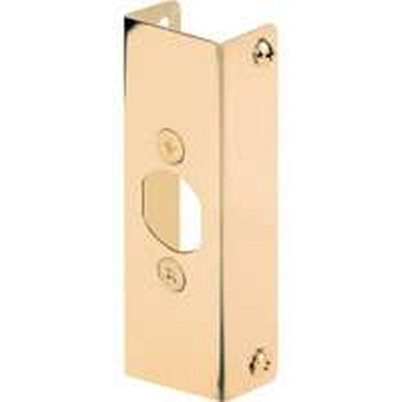 Prime Line U9566 Solid Brass Door Edge Reinforcer