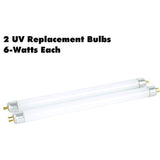 DynaTrap 32050 6-Watt UV Outdoor Insect Trap Models DT2000XL and DT2000XLP Rep Bulb One-Acre, 2 Count, White