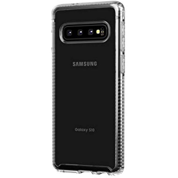 Tech21 Protective Samsung Galaxy S10 Case Ultra Thin Back Cover with BulletShield Protection - Pure Clear - Transparent