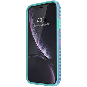 Speck Products CandyShell Grip iPhone Xs/iPhone X Case, Wisteria Purple/Mykonos Blue