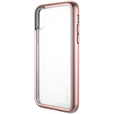 iPhone X Case | Pelican Adventurer iPhone Case X (Clear/Metallic Rose Gold)