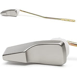 Mansfield Toilet Handle Replacement, Front Mount Toilet Tank Lever Flush Handle (Nickel)