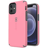 Speck Products CandyShell Pro iPhone 12 Mini Case, Vintage Rose/Moody Grey (137593-9234)