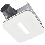 Broan-NuTone AE80LK Flex Bathroom Exhaust Ventilation LED Light, Energy Star Certified, 80 CFM, 0.7 Sones Bath Fan, White